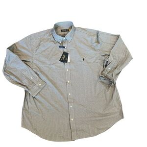 Polo Ralph Lauren Men’s 2XB Long‎ Sleeve Stretch Button Up NWT